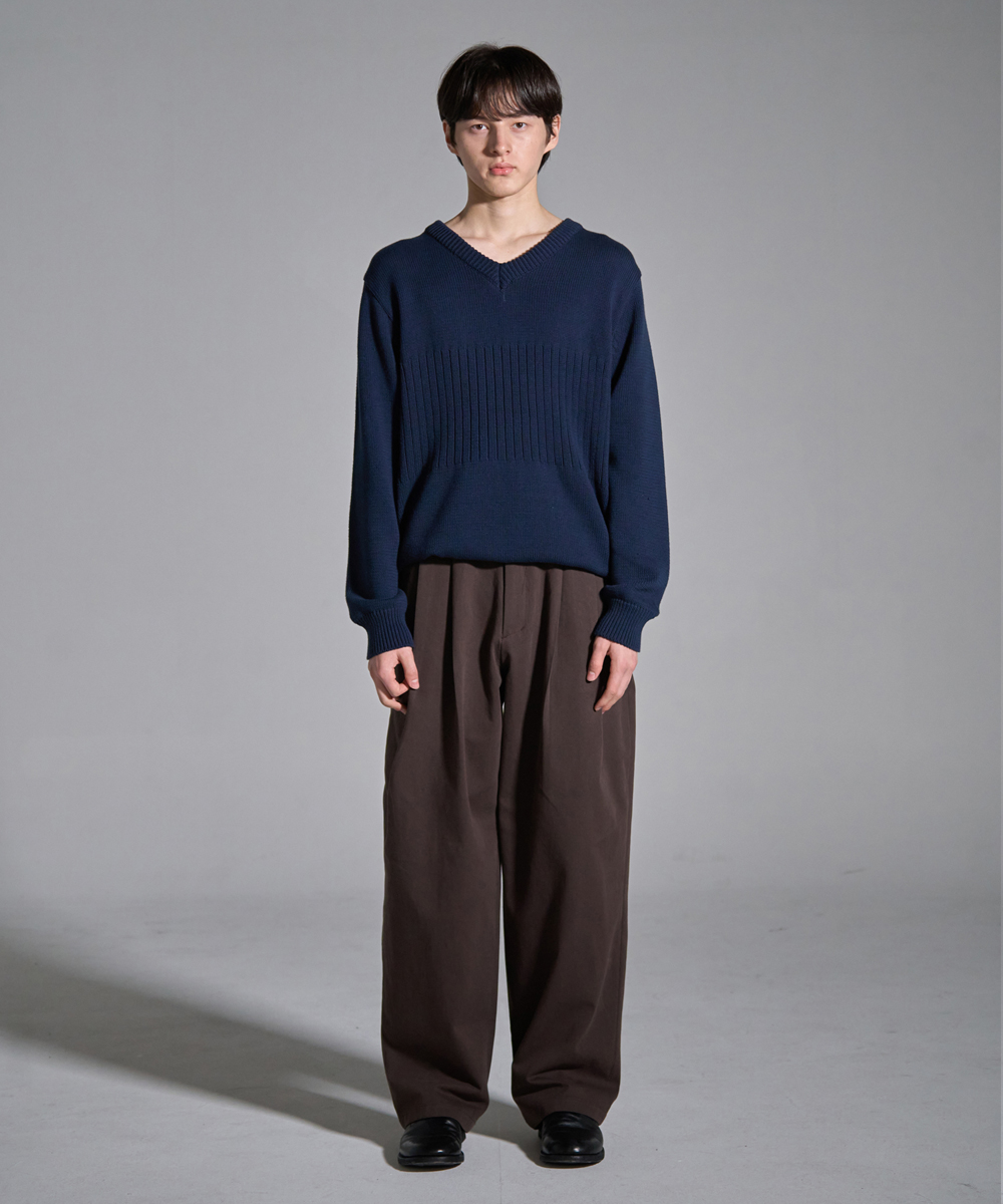 [23F/W] wide chino pants (brown)-5월 7일 예약배송, [noun](노운),[23F/W] wide chino pants (brown)-5월 7일 예약배송